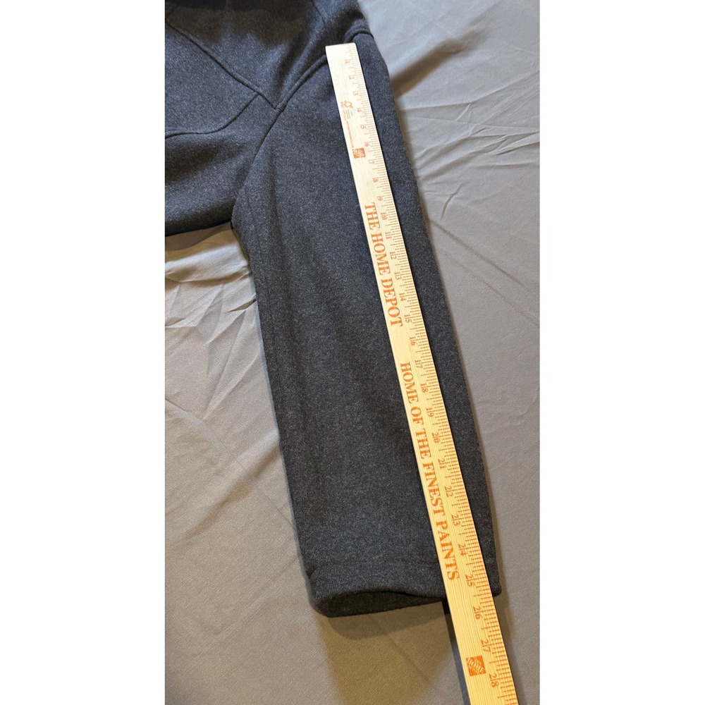 Jos. A. Bank Mens Wool Blend Car Coat XL Gray Navy Blue Mock Neck Layered Jacket - Picture 9 of 10